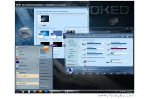 دانلود تم جدید و فوق العاده شیک Smoked برای ویندوز 7