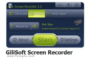 دانلود نرم افزار ضبط فیلم از صفحه نمایش GiliSoft Screen Recorder Pro 13.6