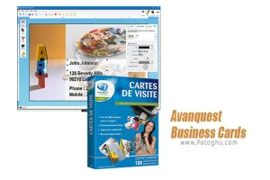 نرم افزار طراحی کارت ویزیت تبلیغاتی Avanquest Business Cards 8.0.0.0