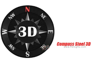 دانلود نرم افزار قطب نمای پیشرفته برای اندروید Compass Steel 3D 3.7.0