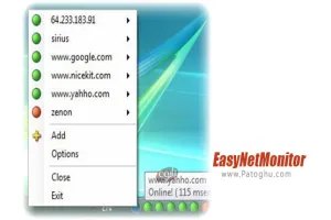 دانلود EasyNetMonitor 4.0.2.1 مشاهده آنلاین بودن سایت ها