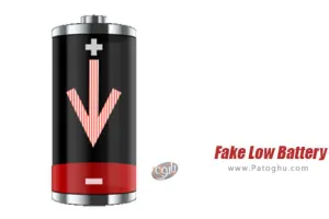 دانلود و نصب 1.54 Fake Low Battery برنامه نمایش کمبود باتری ساختگی برای اندروید