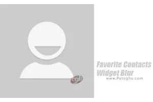 ابزارک مخاطبین محبوب برای اندروید Favorite Contacts Widget Blur 4.1.1