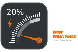 نمایش درصد باقی مانده باتری برای اندروید 6.0.2 Gauge Battery Widget