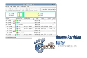 دانلود Gnome Partition Editor (GPartEd) Live 1.6.0-3 پارتیشن بندی هارد از طریق بوت