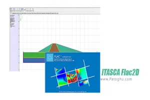 دانلود ITASCA Flac2D v8.00.454 مدلسازی عددی محیط پیوسته دو بعدی و سه بعدی