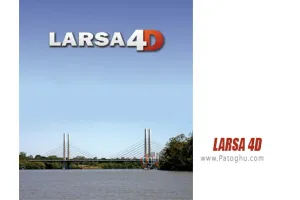 نرم افزار LARSA 4D version 8.00.8101 طراحی و آنالیز سازه ها