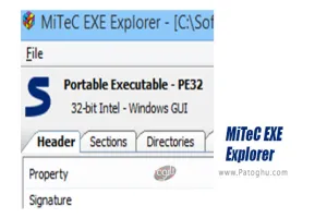 دانلود MiTeC EXE Explorer 3.7.4 نمایش اطلاعات فایل های اجرایی