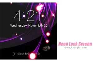 دانلود 3.4 Neon Lock Screen لاک اسکرین نئون برای اندروید