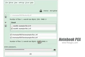 دانلود Notebook PEA 1.4 برنامه رمزگذاری روی متن برای ویندوز