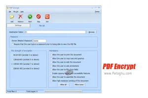 دانلود نرم افزار PDFArea PDF Encrypt 6.5 برنامه رمزگذاری فایل های پی دی اف برای ویندوز