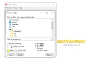 دانلود SuperPhotoView v1.2 نرم افزار نمایش تصاویر برای ویندوز