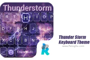 تم کیبورد طوفان برای اندروید Thunder Storm Keyboard Theme 13.0