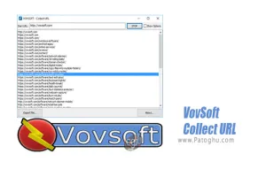 نرم افزار جمع آوری لینک از سایت ها برای ویندوز VovSoft Collect URL 4.1