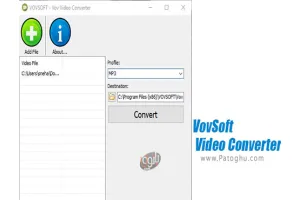 نرم افزار VovSoft Video Converter 2.3 مبدل ویدیویی ساده (برای ویندوز )
