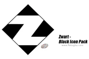 دانلود Zwart - Black Icon Pack 23.9 آیکون های کاملا سیاه برای اندروید