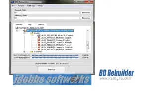 دانلود BD Rebuilder 0.62.10 تبدیل بلوری به دی وی دی
