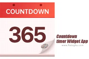 دانلود 7.5 Countdown timer Widget App ابزارک شمارش معکوس برای اندروید