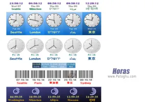 دانلود Horas 6.44.23223 برنامه ساعت شهرهای مختلف جهان