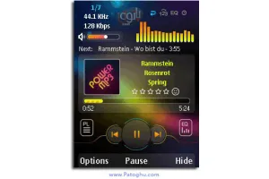 نسخه ي جديد نرم افزار پلير سري 60 ورژن 3 و 5 PowerMp3 v1.17b