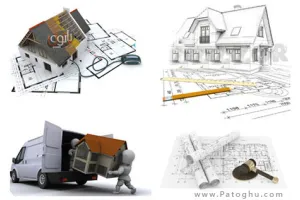 عکس ها و تصاویر مدل های 3 بعدی خانه - 3D Model House