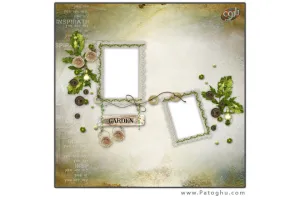 دانلود فریم و قاب دور تصویر ویژه عکس عروس و داماد