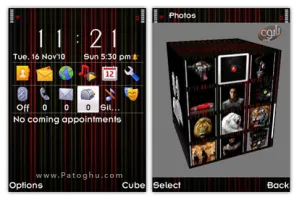 دانلود نرم افزار سه بعدی کردن منوی گوشی نوکیا ورژن 3 - Handy Shell v2.06.2