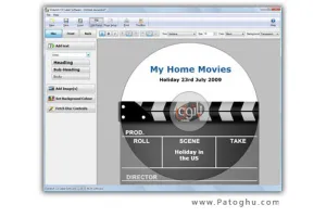 نرم افزار طراحی لیبل و برچسب کاور دی وی دی / سی دی - NCH Disketch 2.10