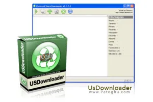 نرم افزار دانلود بدون محدودیت سرعت و زمانی از سایتهای اشتراک فایل معروف جهان - Portable USDownloader Plus 1.3.5.50 ML