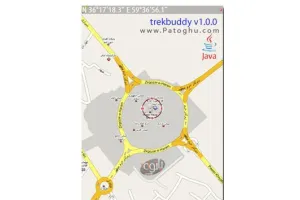 دانلود نرم افزار جی پی اس به همراه نقشه کامل ایران با فرمت جاوا trekbuddy v1.0.0