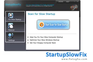 افزایش سرعت بالا آمدن ویندوز شما با StartupSlowFix v2.4