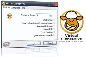 نرم افزار ساخت درایو مجازی با Virtual CloneDrive 5.4.7.0 Final