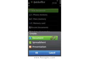 مشاهده و ویرایش اسناد آفیس در سیمبیان 3 با (QuickOffice Pro v7.01(18