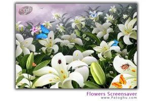 اسکرين سيور بسيار زيبا و جذاب گلها Flowers Screensaver