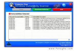 یافتن اتوماتیک مشکلات ویندوز و ارائه لینک رفع مشکل با Windows Vulnerability Scanner 1.42