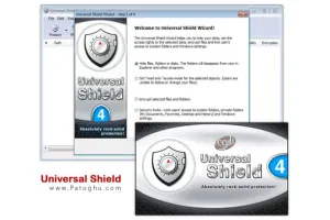 پنهان کردن فایل و فولدر و درایوهای کامپیوتر با نرم افزار Universal Shield 4.6