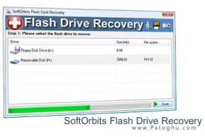 بازیابی اطلاعات حافظه Flash با SoftOrbits Flash Drive Recovery 2.1