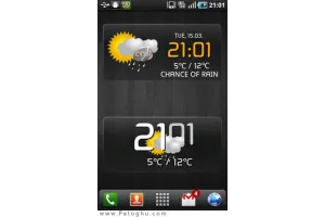 نرم افزار هوم اسکرین زیبای ساعت برای آندروید - Make Your Clock Pro Beta 10.1