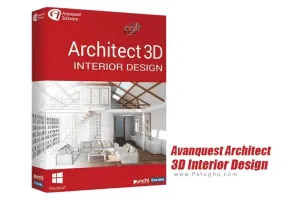 دانلود و نصب Avanquest Architect 3D Interior Design 20.0.0.1030 برنامه طراحی دکوراسیون داخلی خانه
