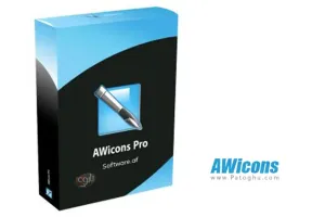 دانلود و نصب AWicons Pro 11.1 نرم افزار طراحی و ویرایش آیکون