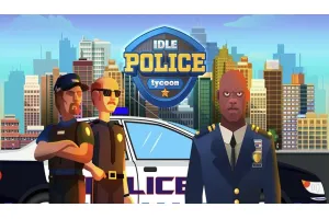 دانلود بازی مدیریت اداره پلیس برای اندروید Idle Police Tycoon 1.28