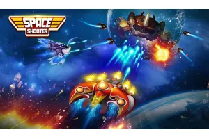 دانلود بازی تیرانداز فضایی حمله کهکشان برای اندروید Space shooter - Galaxy attack v1.805